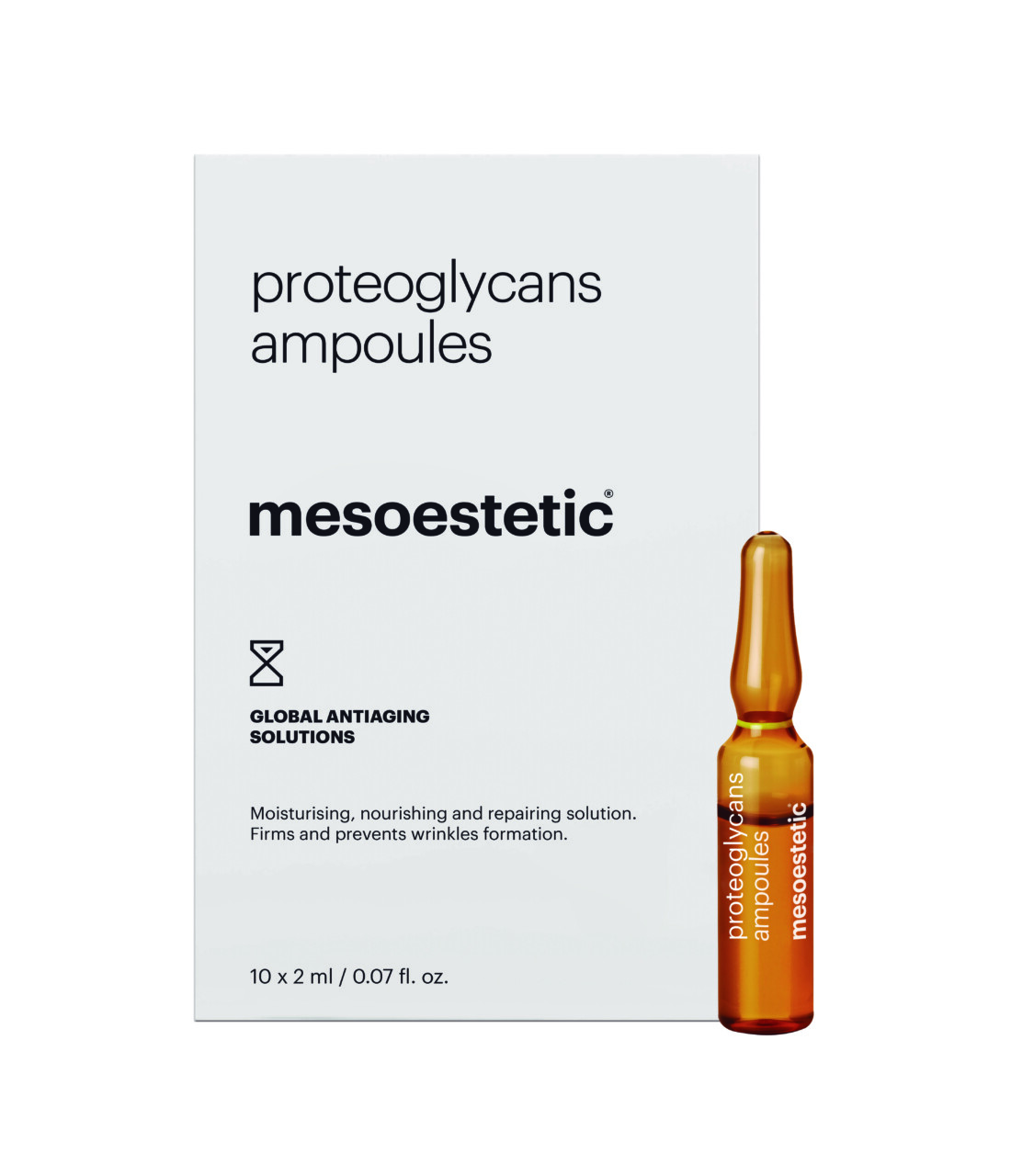 Mesoestetic Proteoglycans Ampoules – Hranjive ampule za učvršćivanje i obnovu zrele kože 10x2ml