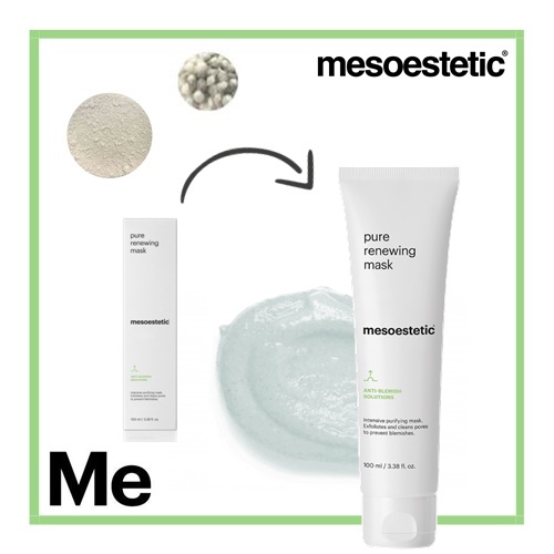 Mesoestetic Pure Renewing Mask (100ml) – Eksfolirajuća maska za masnu i aknama sklonu kožu