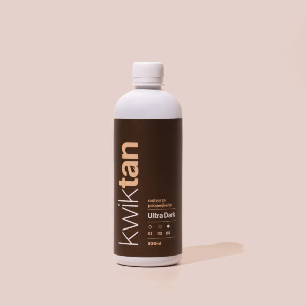 Profesionalna boja za spray tan KWIKTAN Ultra Dark 500 ml