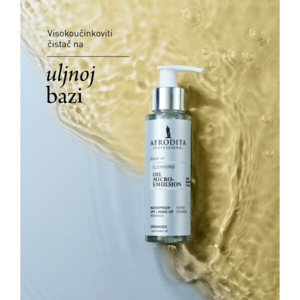 AFRODITA PROFESSIONAL CLEAN UP Uljna mikroemulzija za čišćenje 100 ml