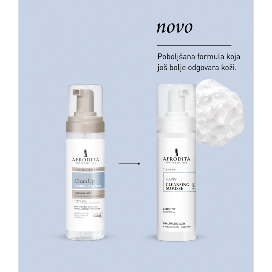 AFRODITA PROFESSIONAL CLEAN UP Mousse pjena za čišćenje