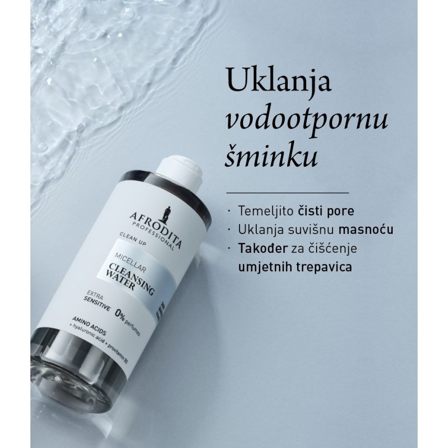 AFRODITA PROFESSIONAL CLEAN UP Micelarna vodica za čišćenje
