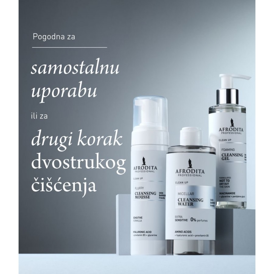 AFRODITA PROFESSIONAL CLEAN UP Micelarna vodica za čišćenje