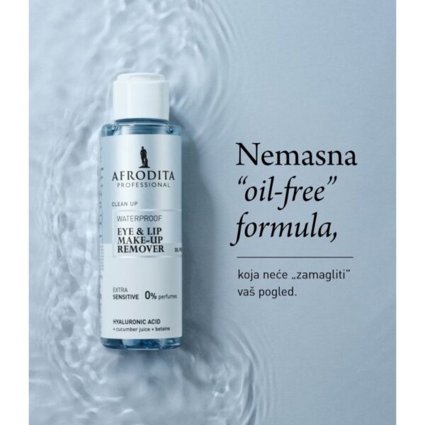 AFRODITA PROFESSIONAL CLEAN UP Odstranjivač vodootporne šminke za oči i usnice 100 ml