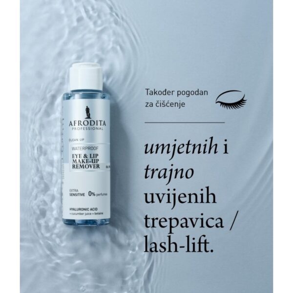 AFRODITA PROFESSIONAL CLEAN UP Odstranjivač vodootporne šminke za oči i usnice 100 ml