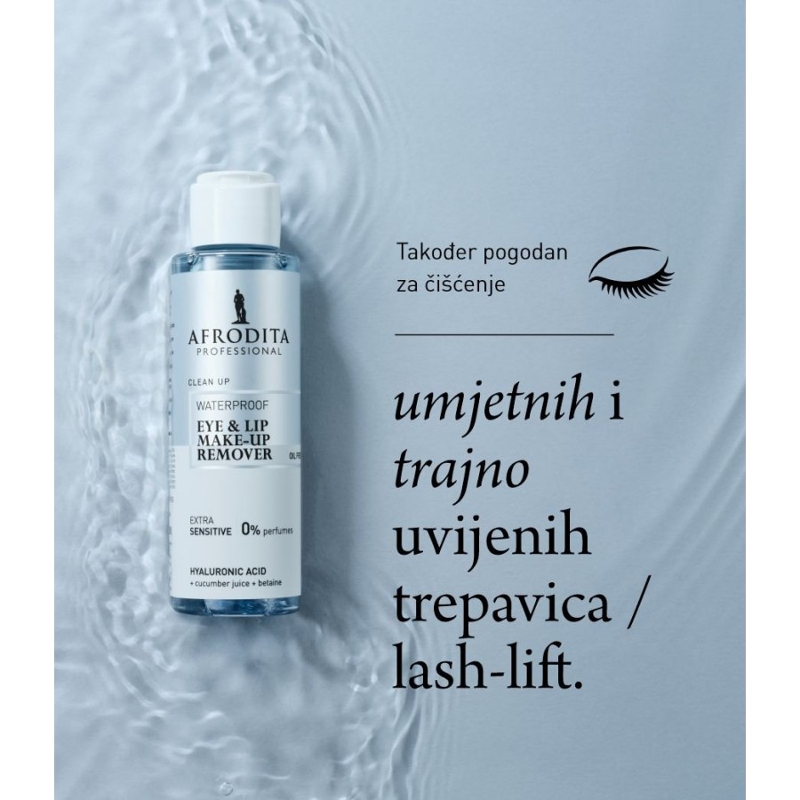 AFRODITA PROFESSIONAL CLEAN UP Odstranjivač vodootporne šminke za oči i usnice