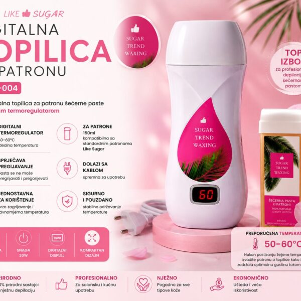 TOPILICA SA TERMOREGULATOROM ZA SECERNU PASTU PATRONU LIKE SUGAR