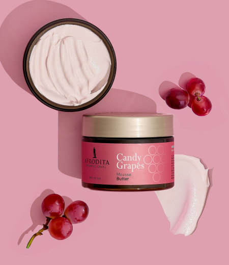 AFRODITA PROFESSIONAL CANDY GRAPES Sauna jogurt & maska za lice i tijelo