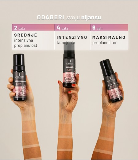 AFRODITA PROFESSIONAL WILD DARK Pjena za samotamnjenje Summer Affair