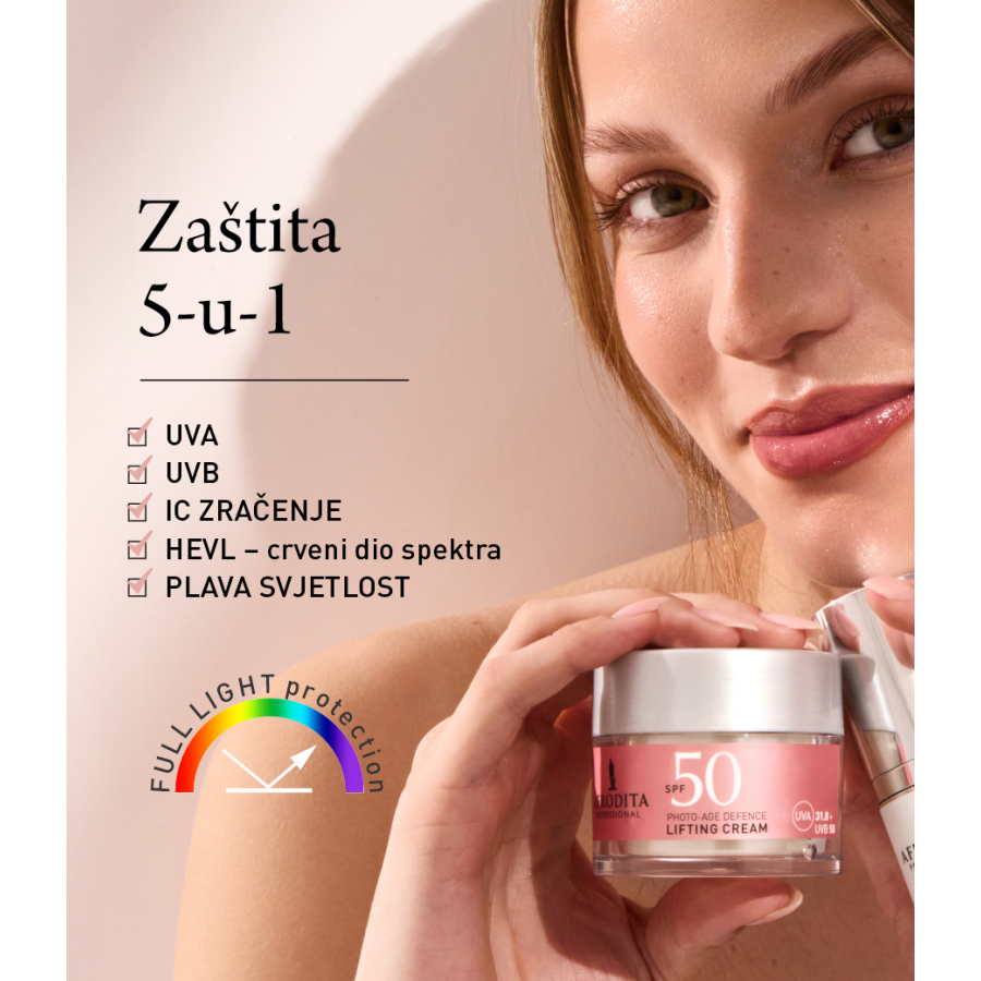 AFRODITA PROFESSIONAL SPF 50 ZASTITNA KREMA SA INTENZIVNOM NJEGOM