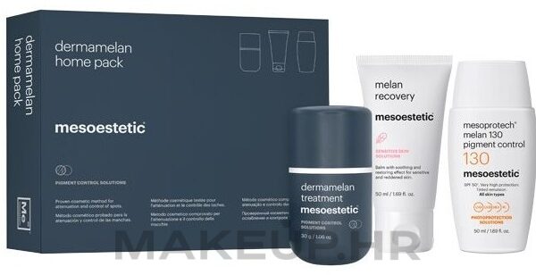 Mesoestetic Dermamelan Home Pack (30g + 50ml + 50ml) – Profesionalni kućni program za uklanjanje i kontrolu hiperpigmentacija
