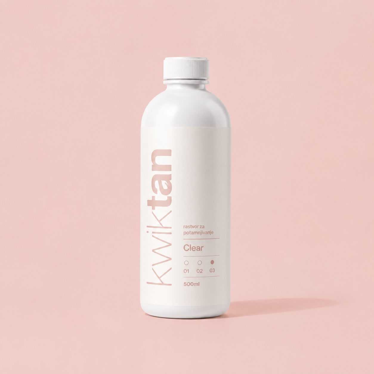 Profesionalna prozirna boja za spray tan KWIKTAN Dark Clear 500 ml